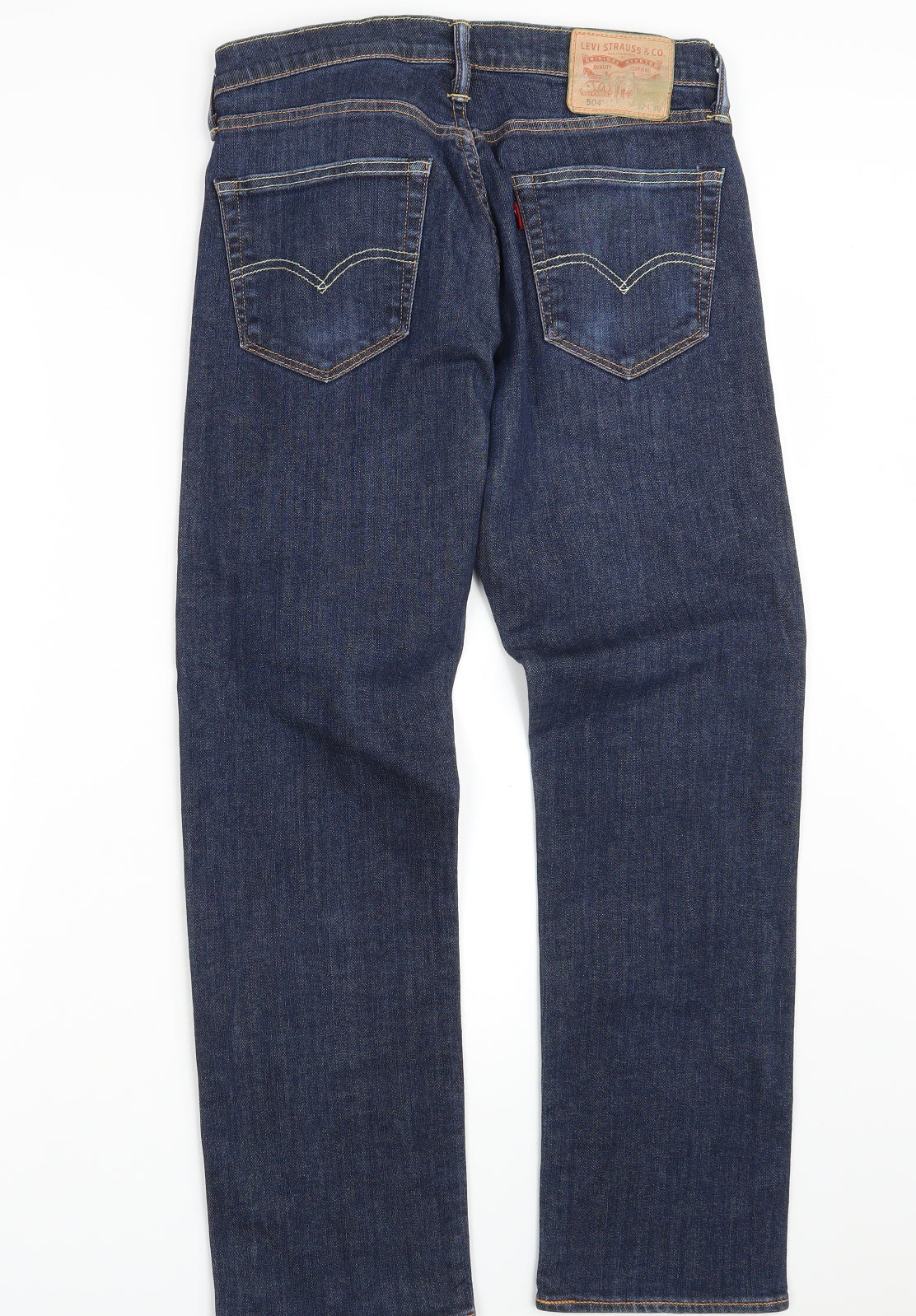 Levi's Mens Blue  Denim Straight Jeans Size 32 in L30 in