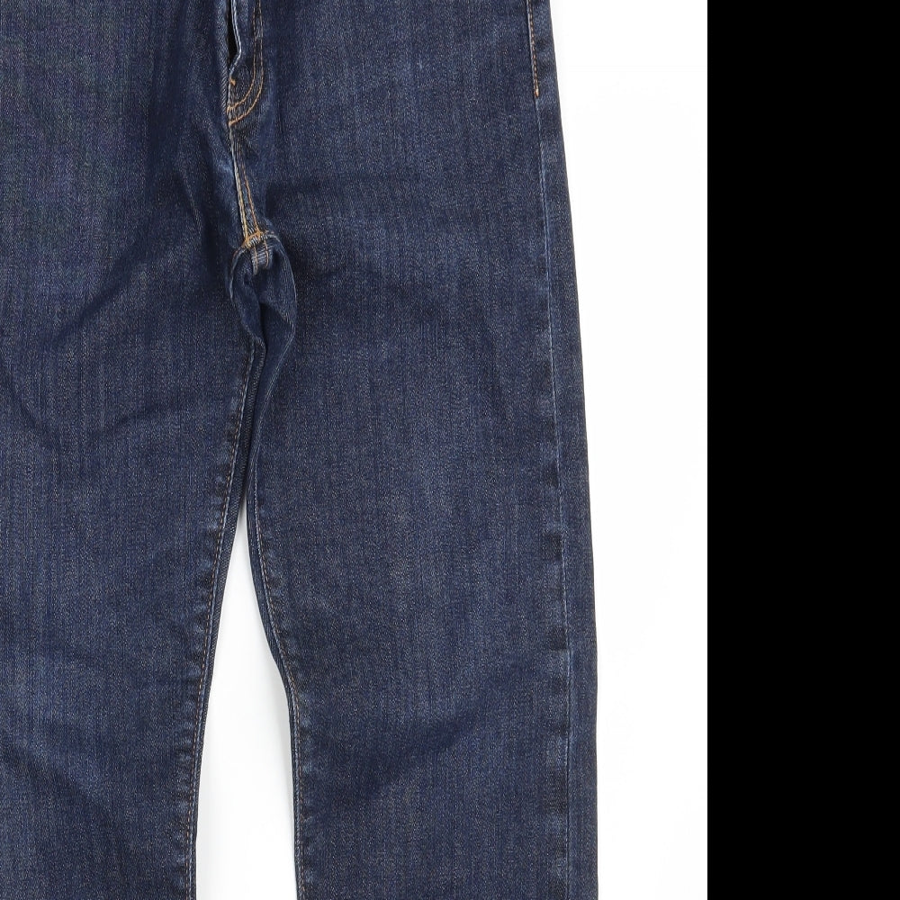 Levi's Mens Blue  Denim Straight Jeans Size 32 in L30 in