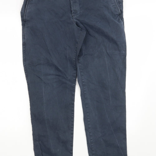 Gap Mens Blue  Denim Chino Trousers Size 34 in L30 in