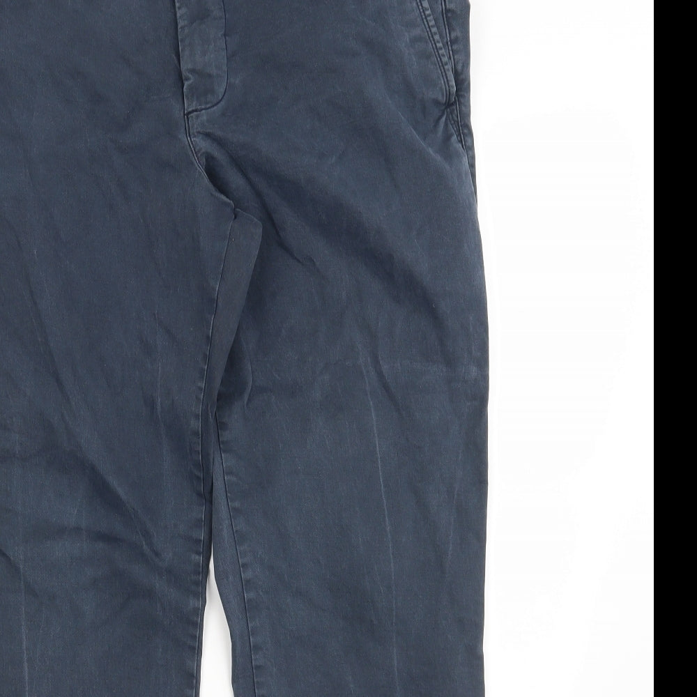 Gap Mens Blue  Denim Chino Trousers Size 34 in L30 in