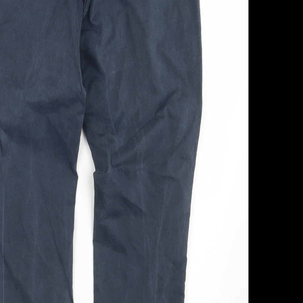 Gap Mens Blue  Denim Chino Trousers Size 34 in L30 in
