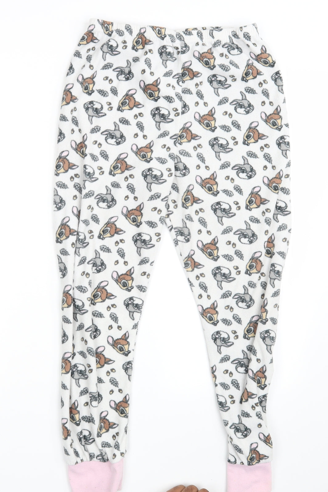 Young Dimension Girls White Animal Print  Jogger Trousers Size 11-12 Years