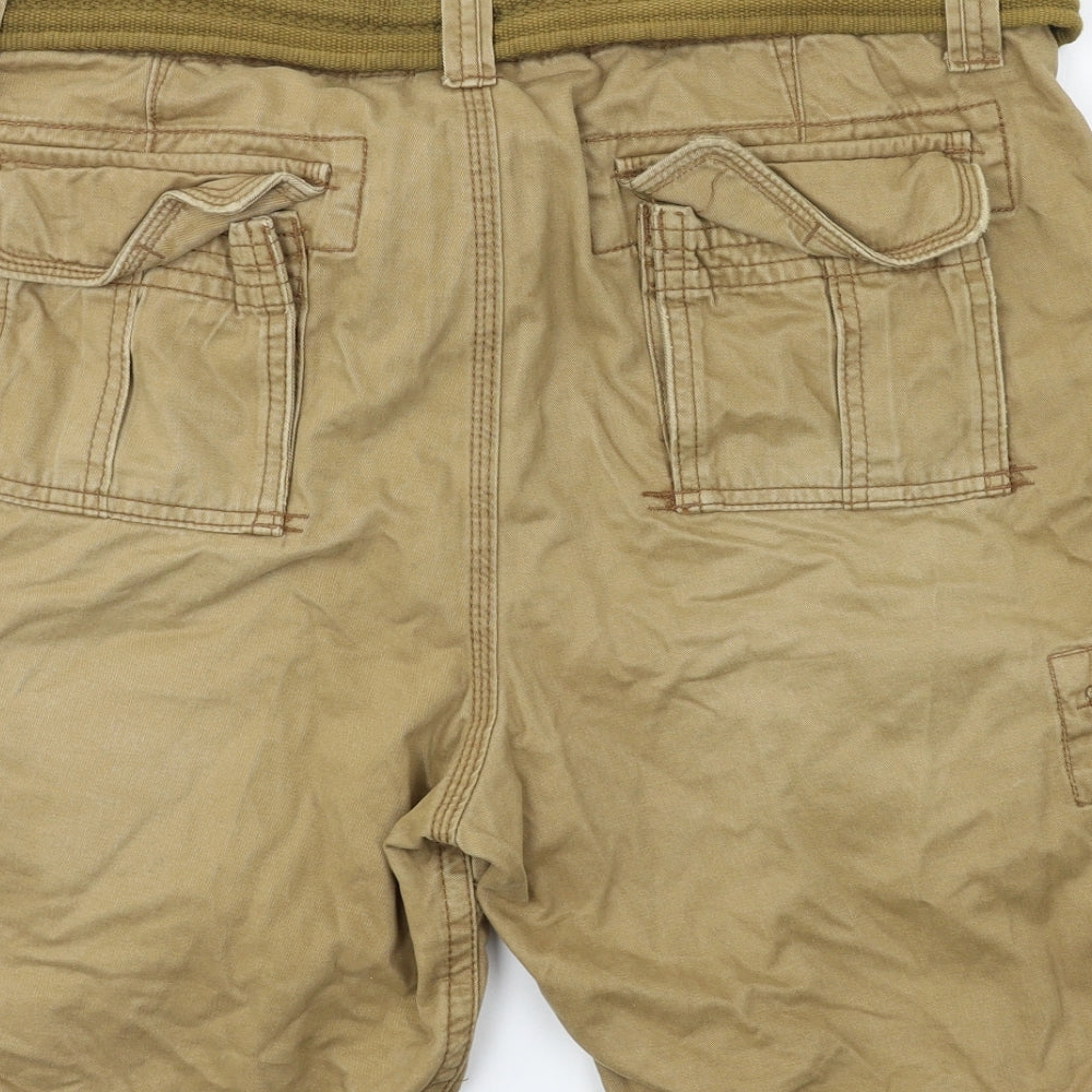Zara Mens Brown   Bermuda Shorts Size 34 in