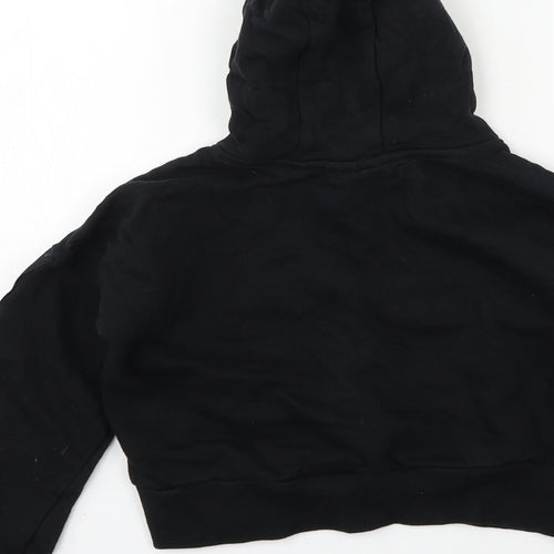 USA Pro Girls Black  Jersey Pullover Hoodie Size 9-10 Years