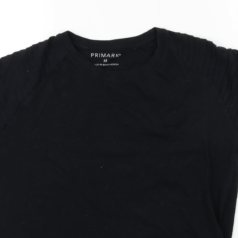 Primark Mens Black  Jersey  T-Shirt Size M