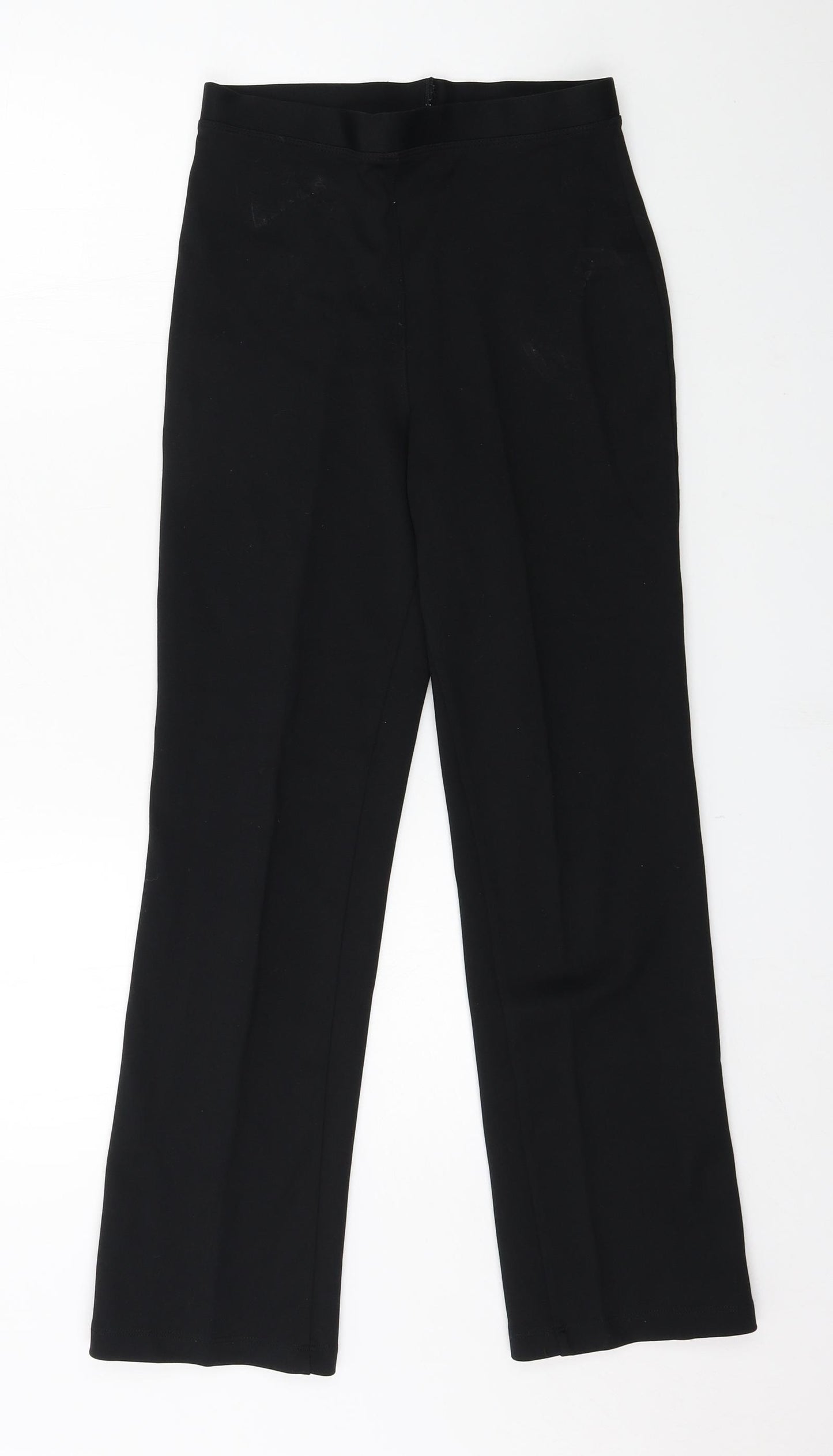 St Michael Womens Black   Trousers  Size 10 L27 in