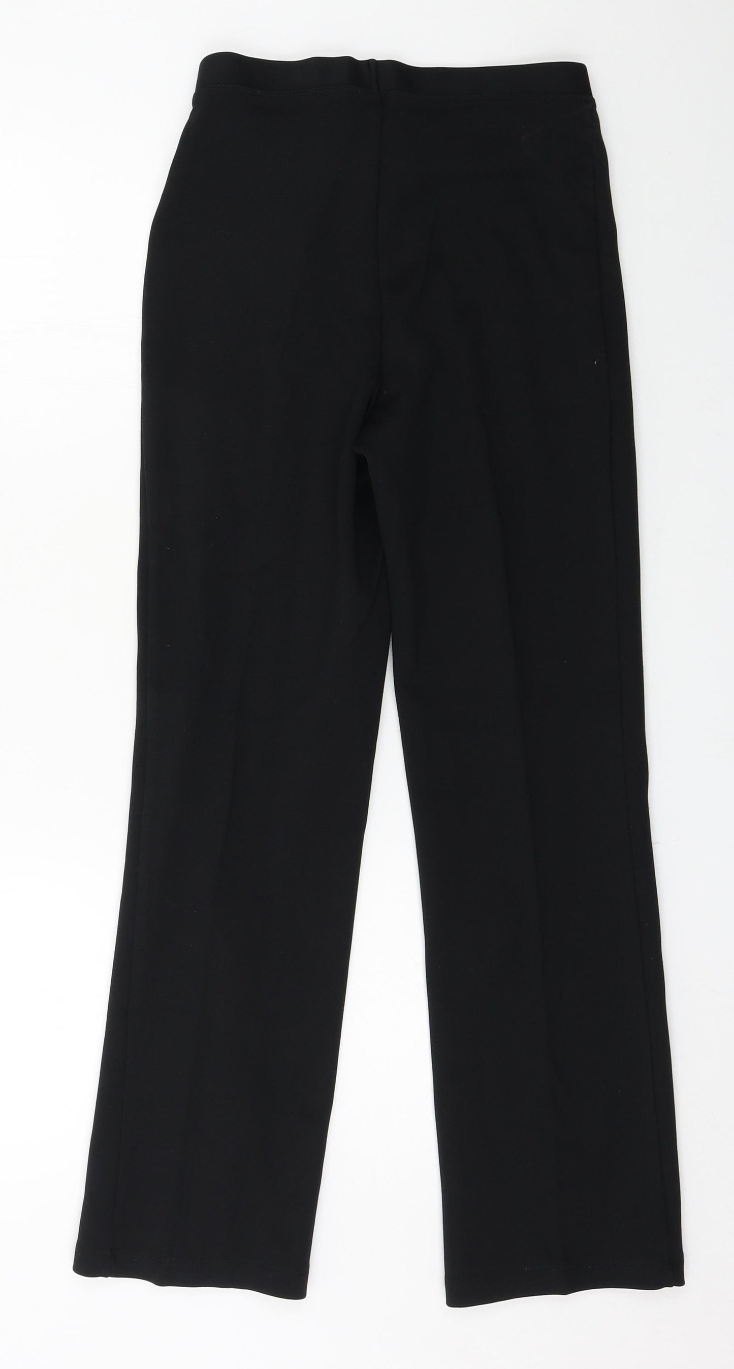 St Michael Womens Black   Trousers  Size 10 L27 in