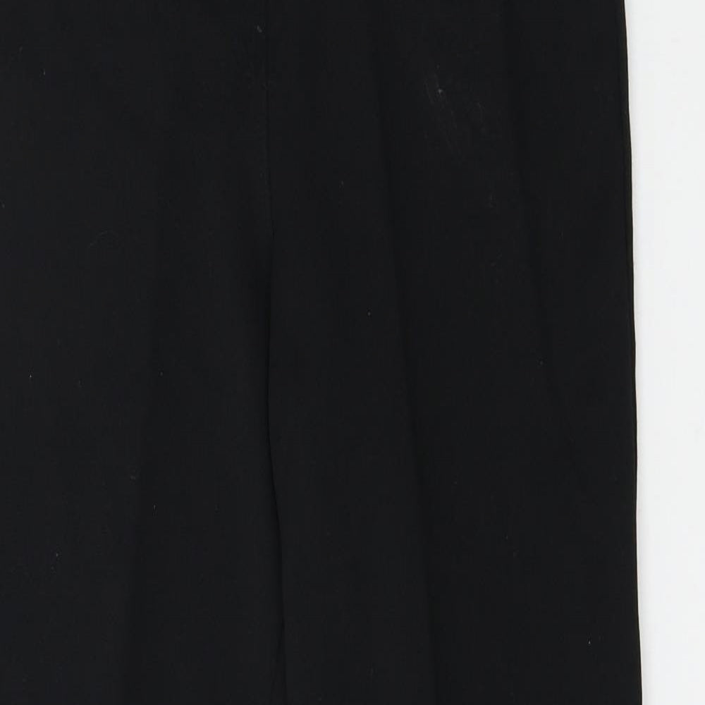 St Michael Womens Black   Trousers  Size 10 L27 in