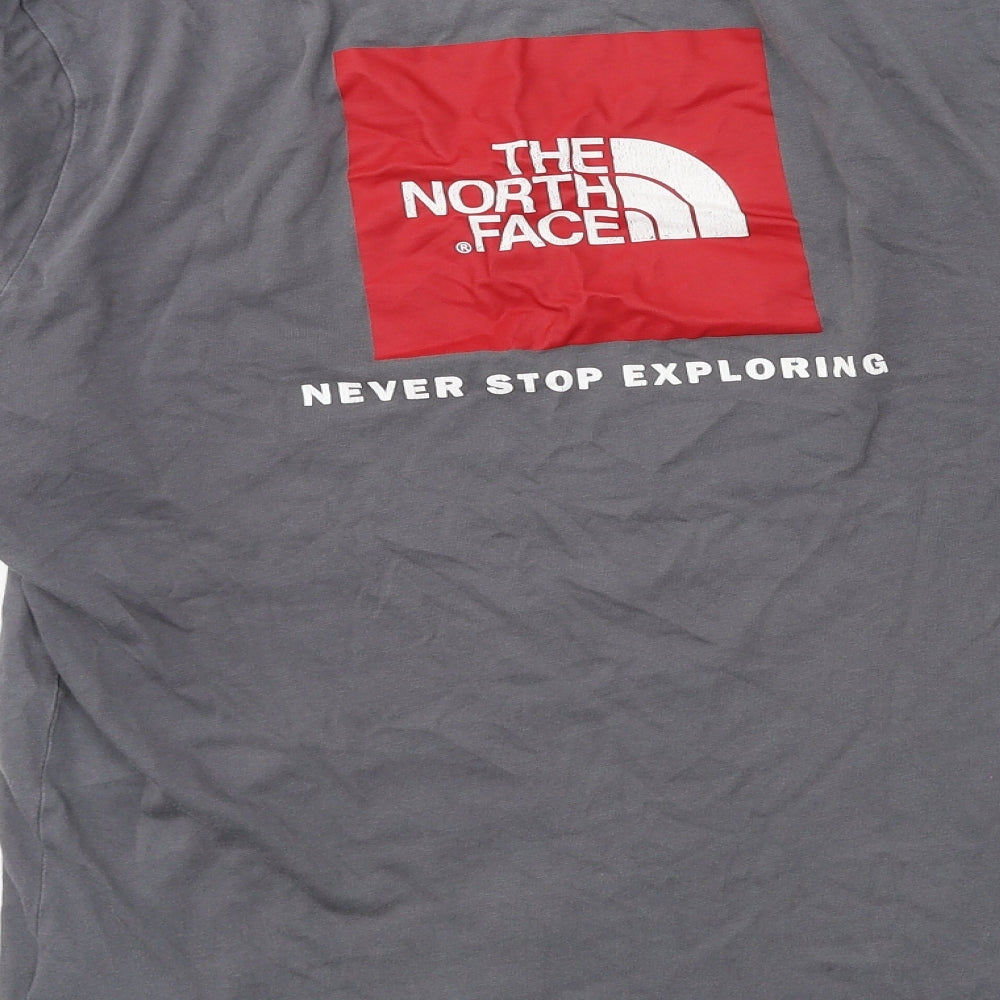 The North Face Mens Grey  Jersey  T-Shirt Size S
