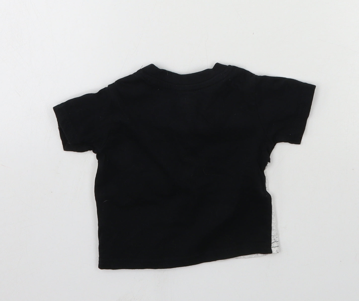 Batman Boys Black Geometric Jersey Basic T-Shirt Size 3-6 Months