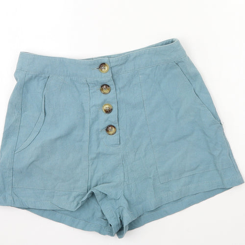 SheIn Womens Blue   Hot Pants Shorts Size S