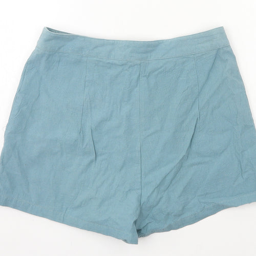 SheIn Womens Blue   Hot Pants Shorts Size S
