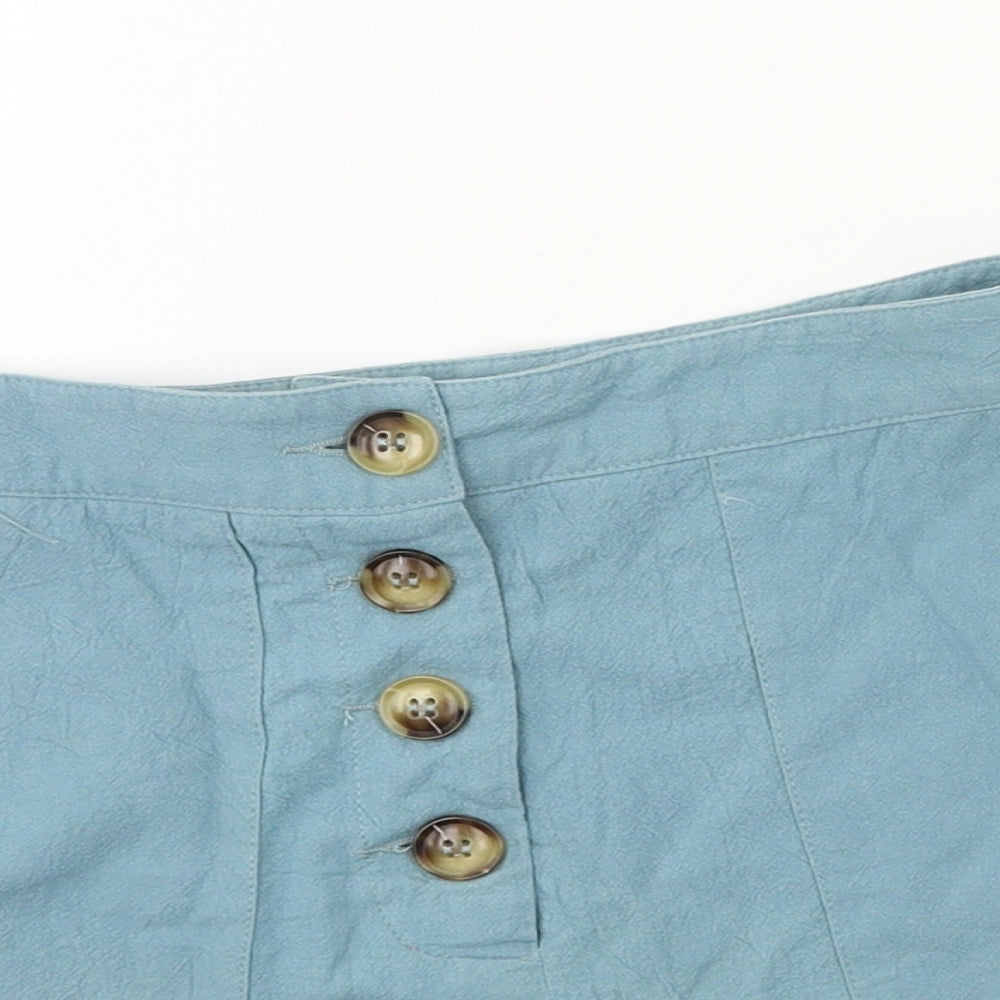 SheIn Womens Blue   Hot Pants Shorts Size S