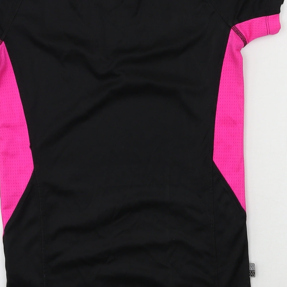 Karrimor Womens Black  Jersey Basic T-Shirt Size 8