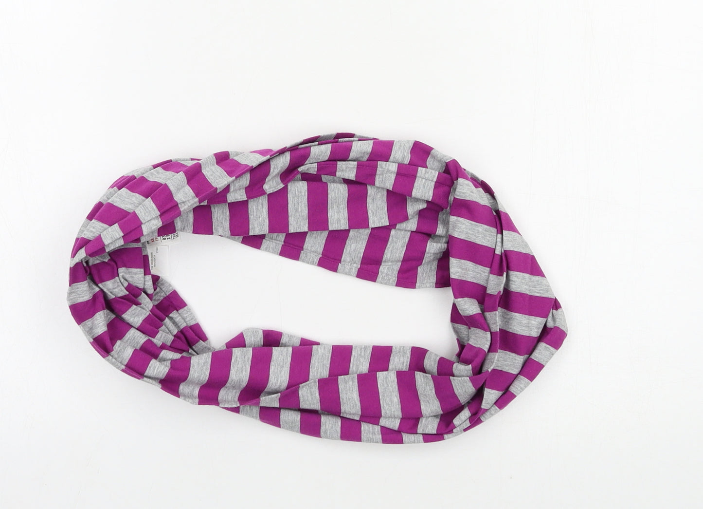 Marks and Spencer Womens Purple Striped Jersey  Scarf