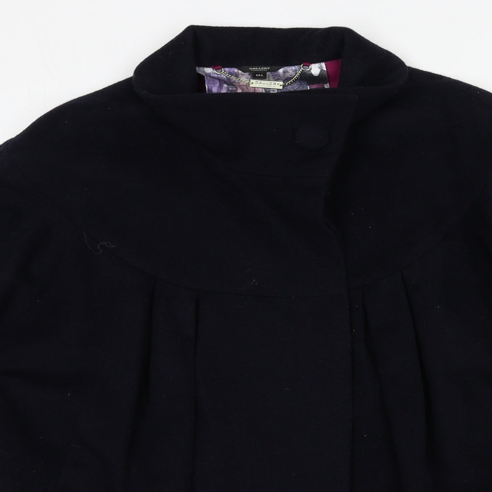 Gallery Womens Blue   Pea Coat Coat Size 14