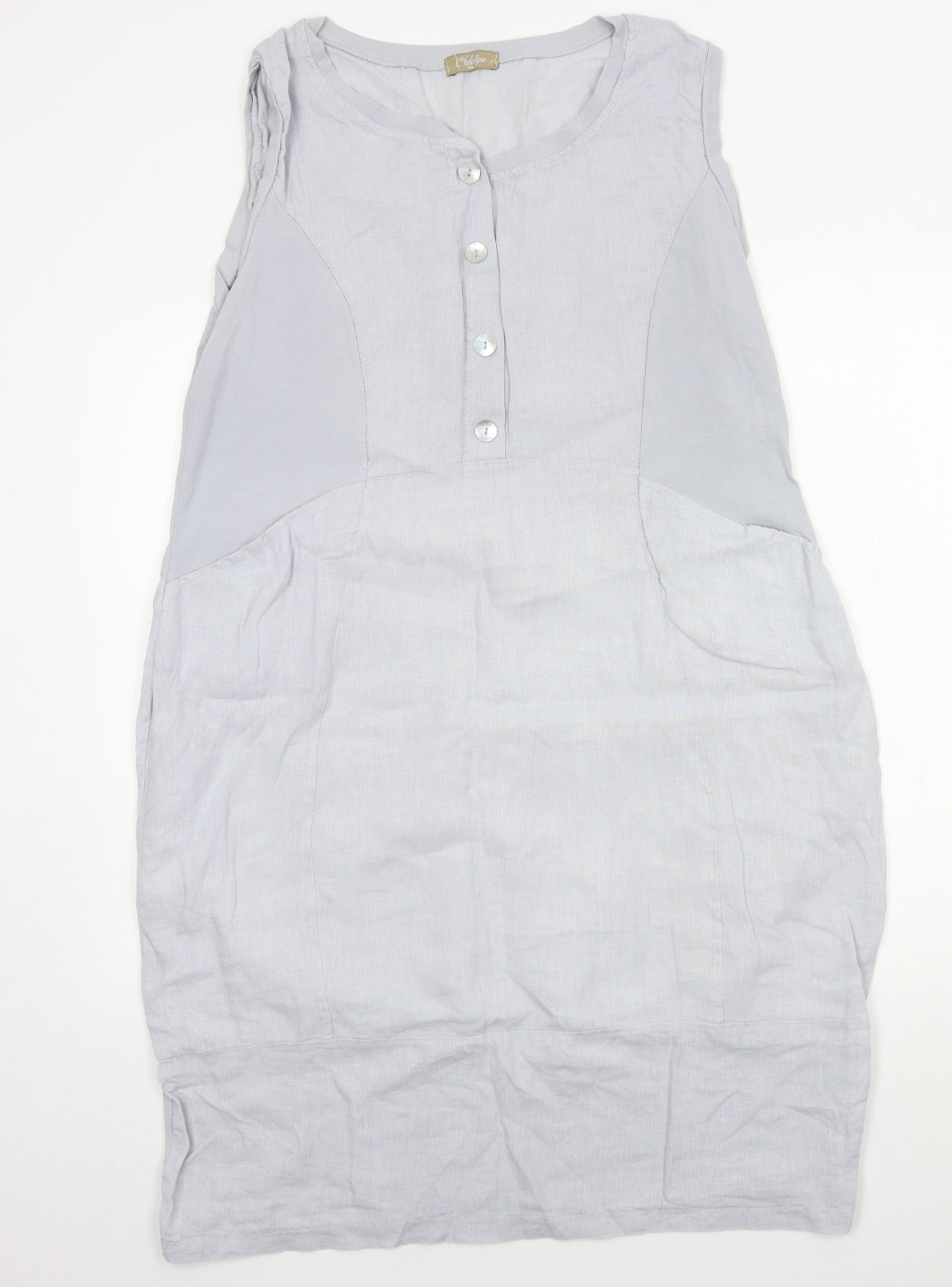 Valentine Womens Grey   Tank Dress  Size XL