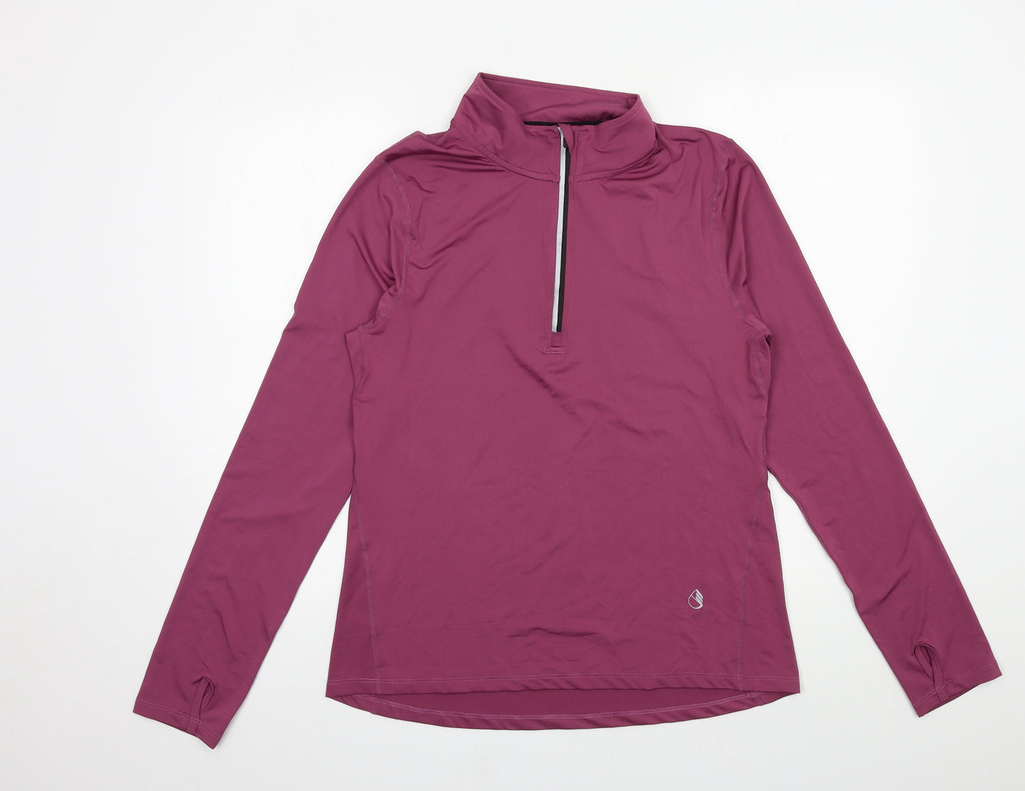 Icy Zone Mens Purple  Jersey Pullover Sweatshirt Size L