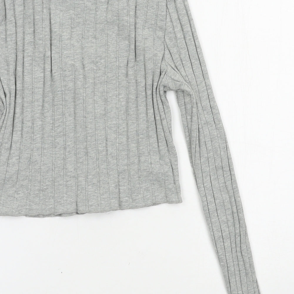 SheIn Womens Grey   Basic T-Shirt Size S