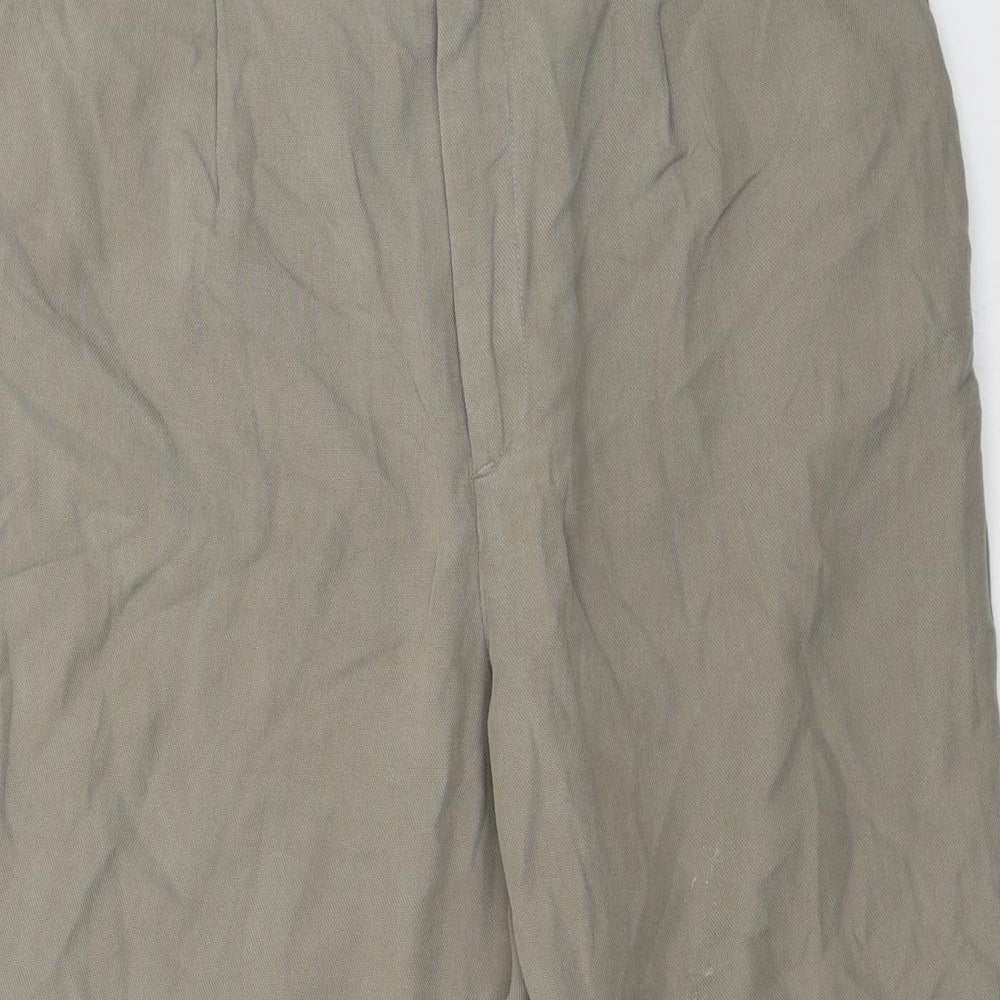Zara Mens Grey   Cropped Trousers Size L L22 in
