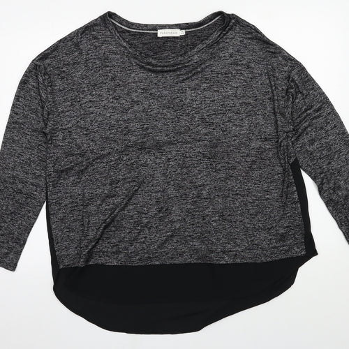 Paraphrase Womens Grey  Jersey Basic Blouse Size 16