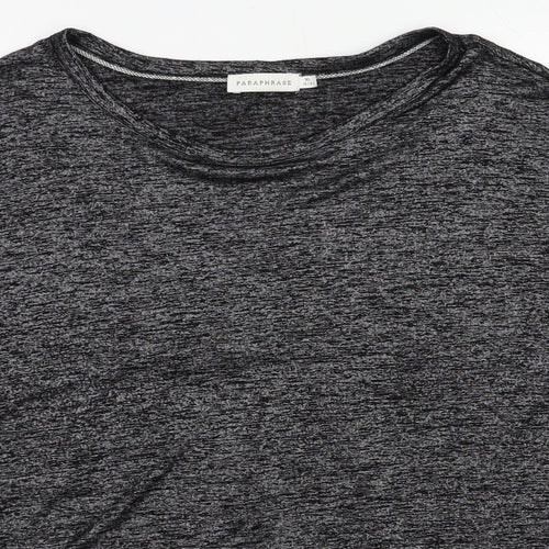 Paraphrase Womens Grey  Jersey Basic Blouse Size 16