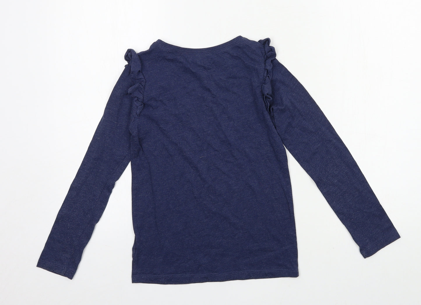 NEXT Girls Blue  Jersey Basic T-Shirt Size 8 Years