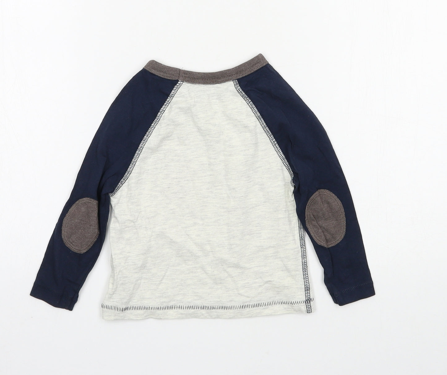 George Boys Multicoloured Geometric Jersey Basic T-Shirt Size 9-12 Months  - Bear