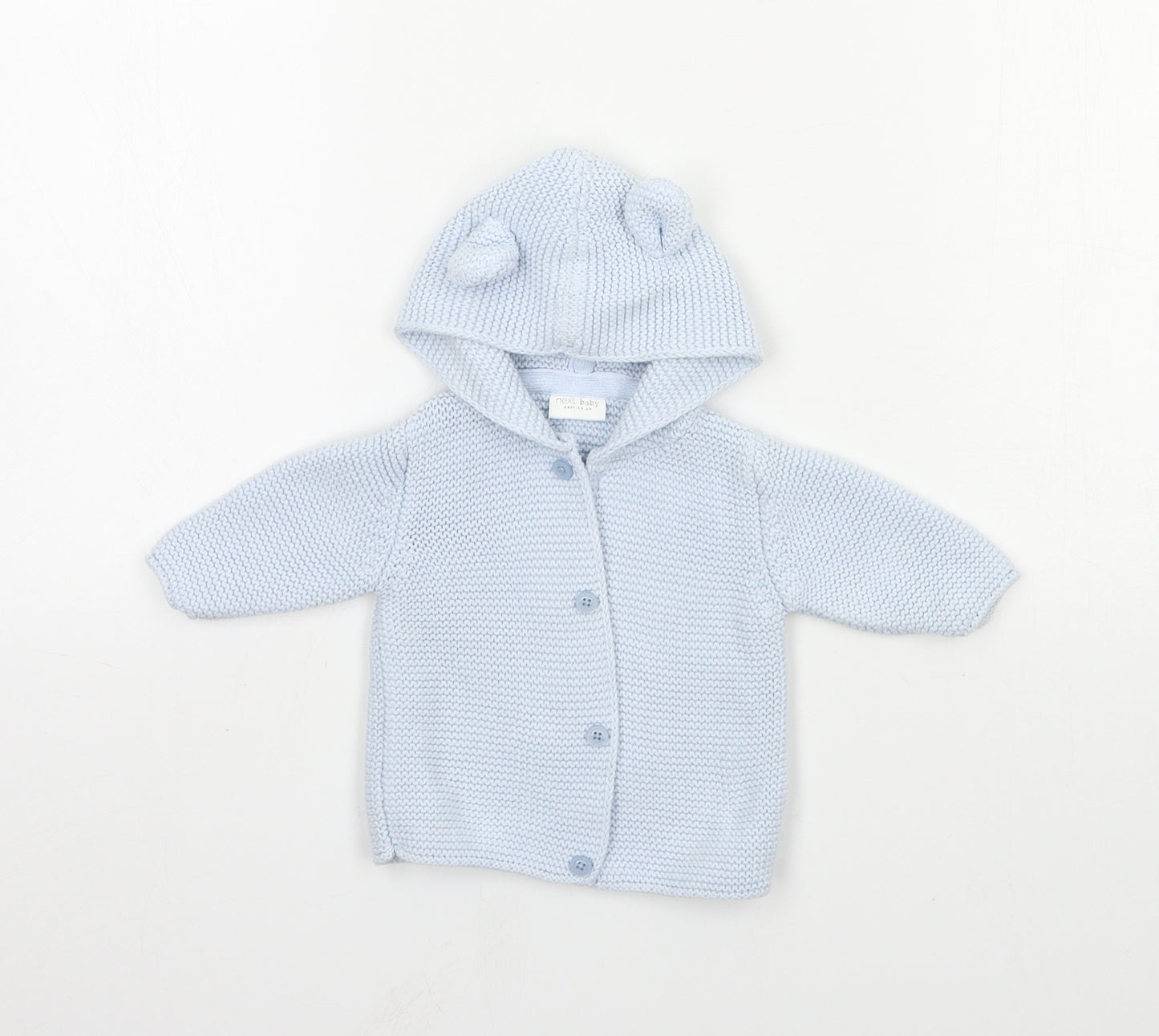 NEXT Boys Blue  Knit Cardigan Jumper Size 0-3 Months