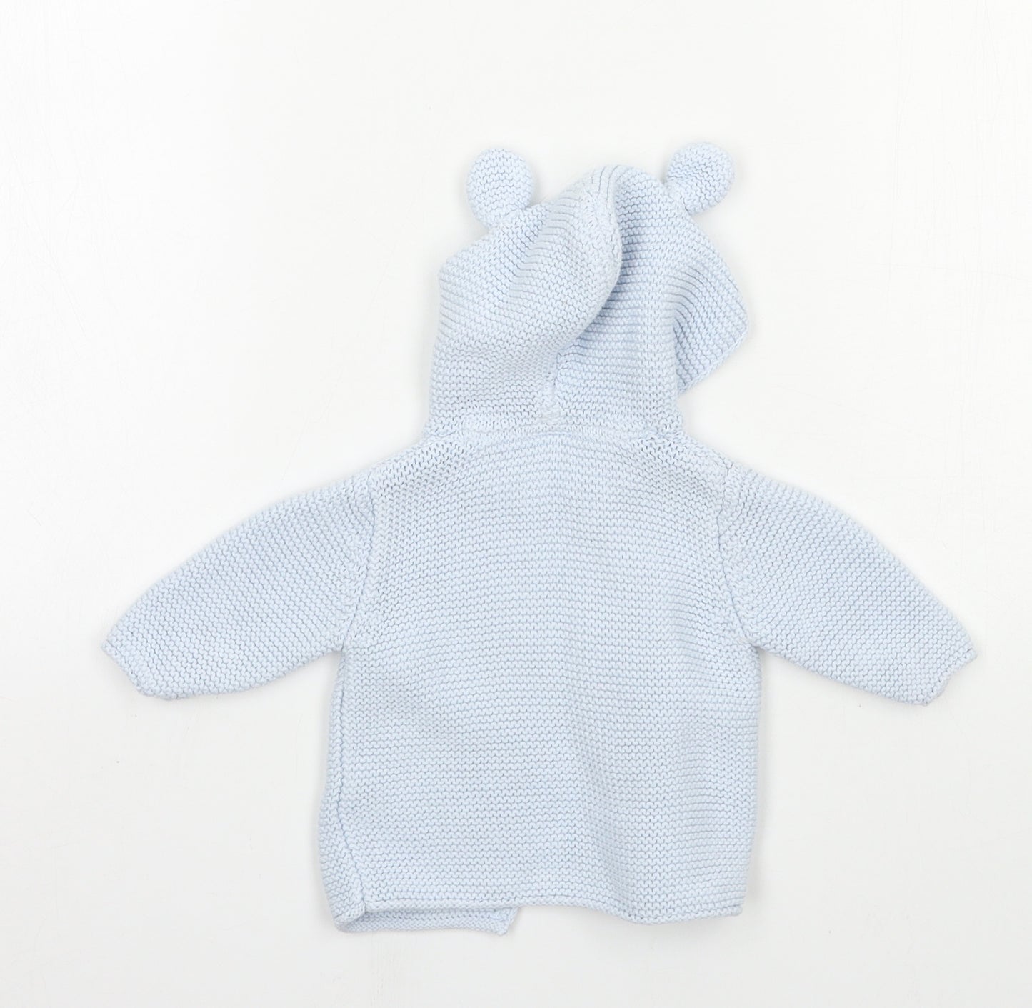 NEXT Boys Blue  Knit Cardigan Jumper Size 0-3 Months