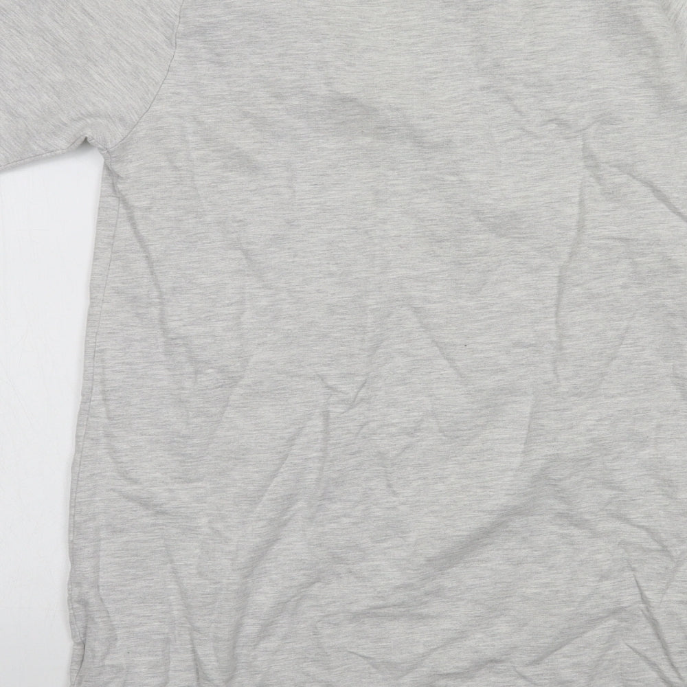 New Look Womens Grey Geometric Jersey Top Dress Size M  - Wake me 4 the weekend