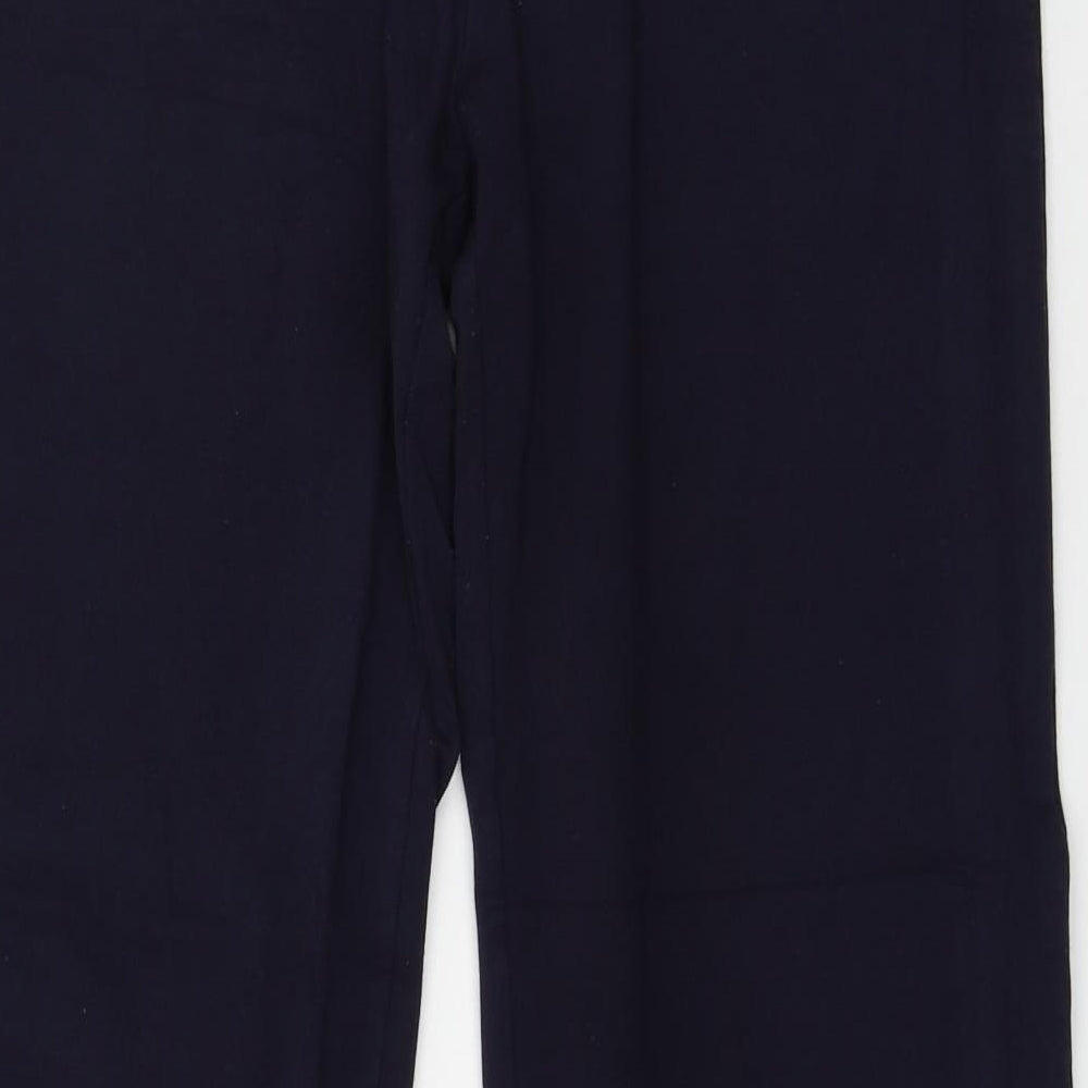 Marks and Spencer Womens Blue  Jersey Jogger Trousers Size 14 L27 in