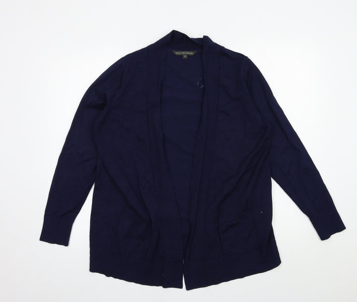 Bonmarché Womens Blue  Knit Cardigan Jumper Size 14