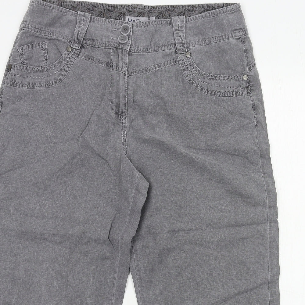M&Co Womens Grey   Trousers  Size 14 L22 in
