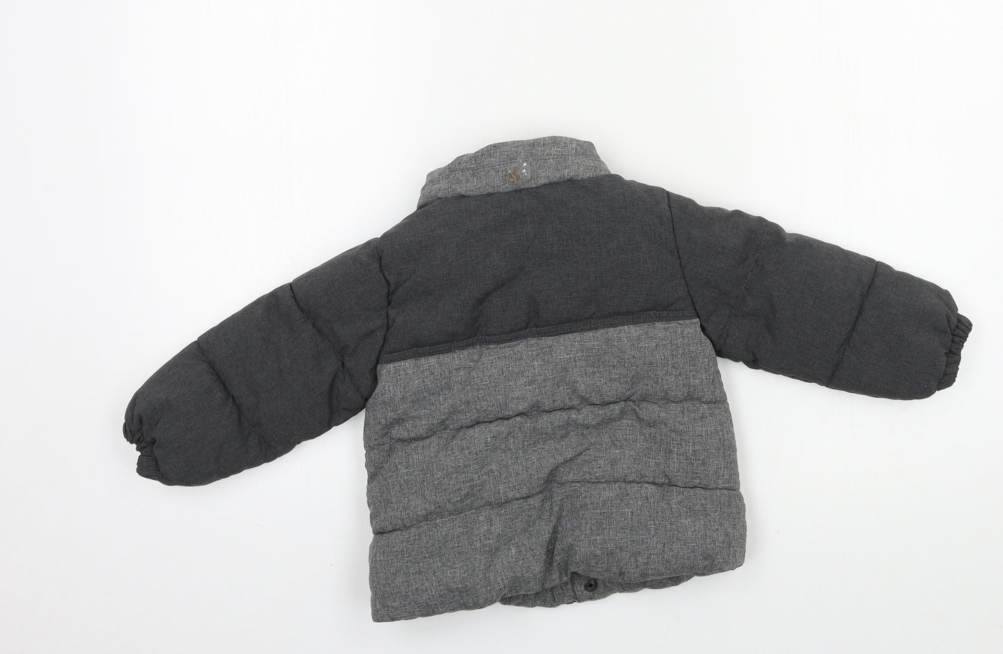 H&M Boys Grey   Puffer Jacket Jacket Size 18-24 Months