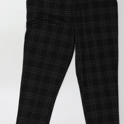 Bonmarché Womens Green Striped Jersey Trousers  Size 16 L25 in
