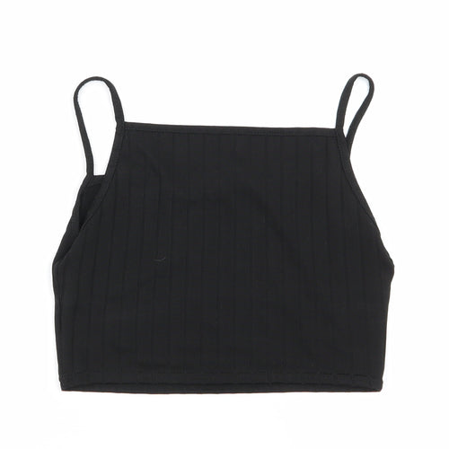 Boohoo Womens Black   Camisole Tank Size 10  - crop top