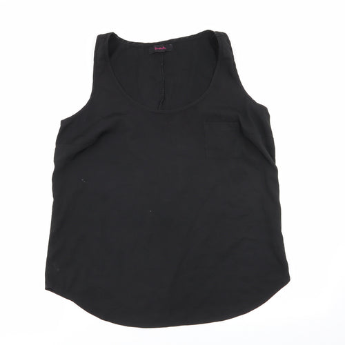 Simply Be Womens Black   Basic Blouse Size 12