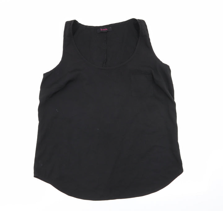 Simply Be Womens Black   Basic Blouse Size 12
