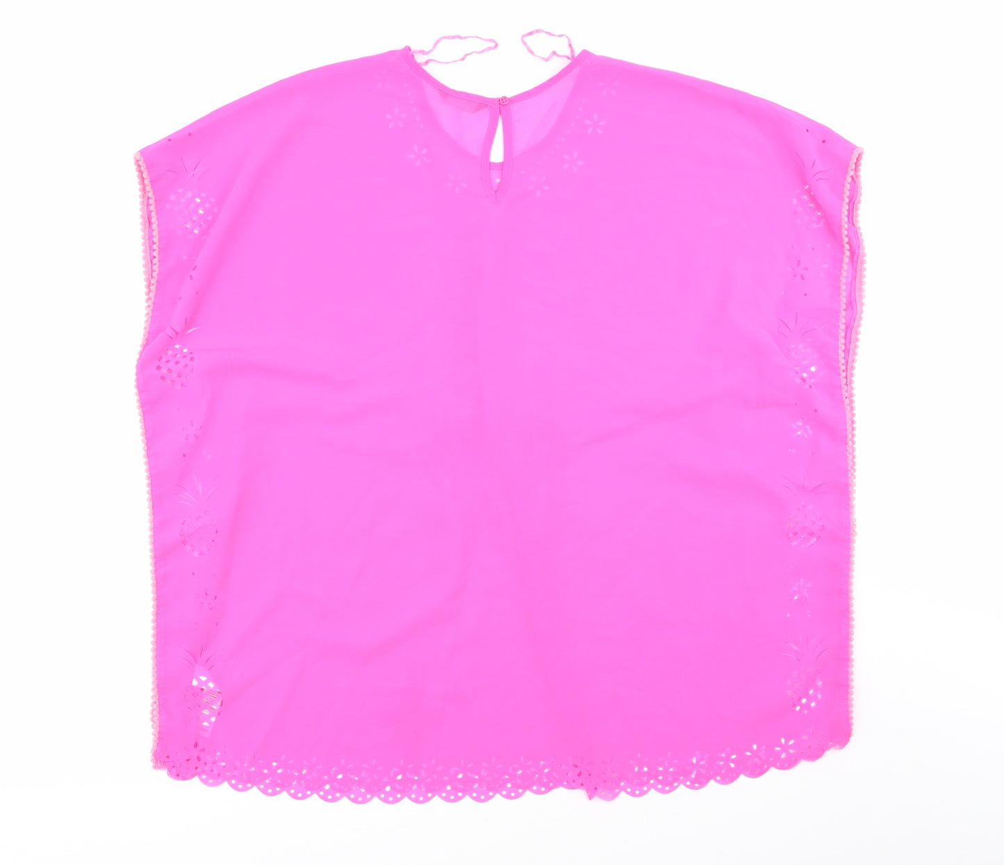 Asda George Womens Pink   Basic Blouse Size L  - beach top