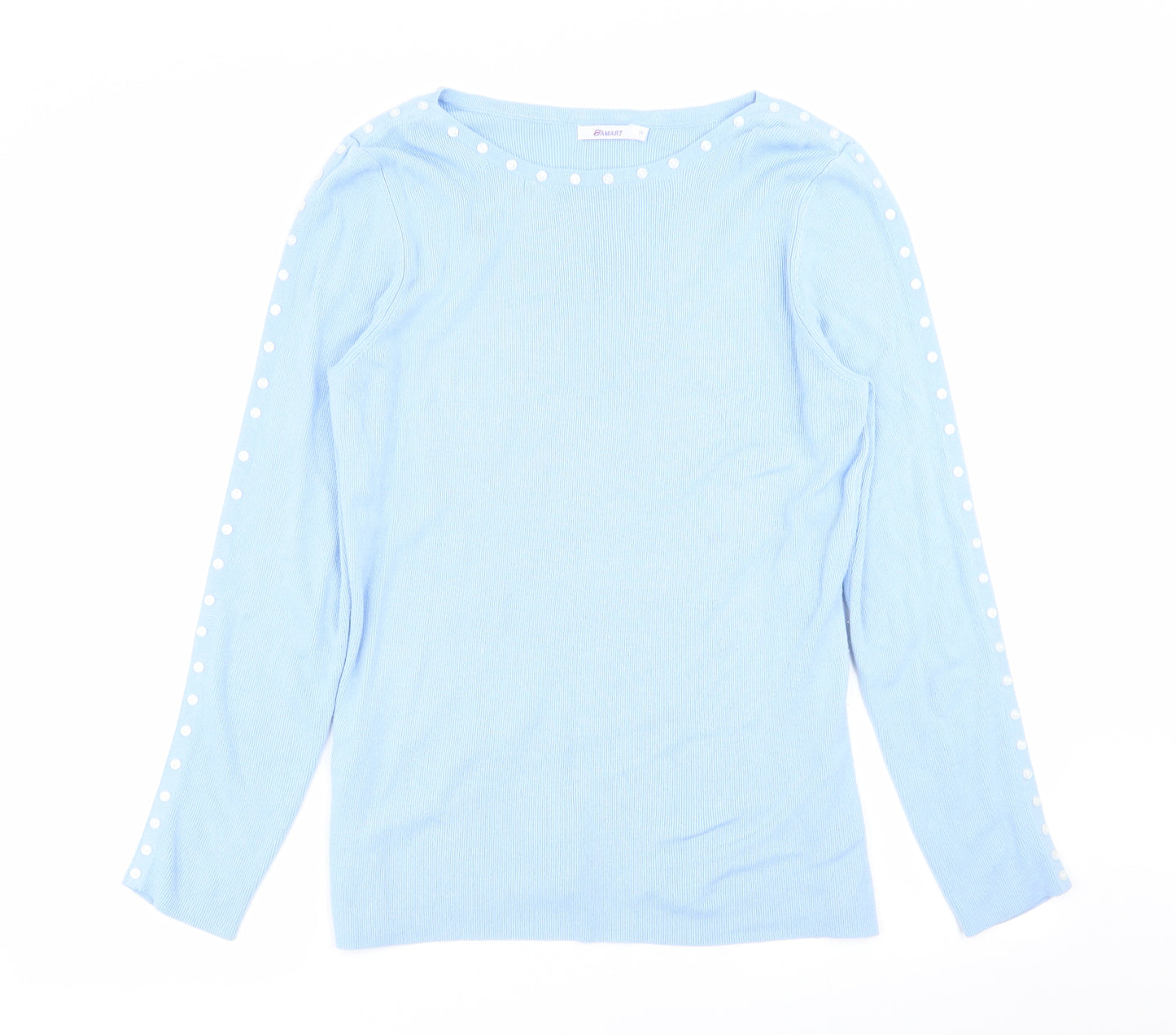 Damart Womens Blue   Pullover Jumper Size 14