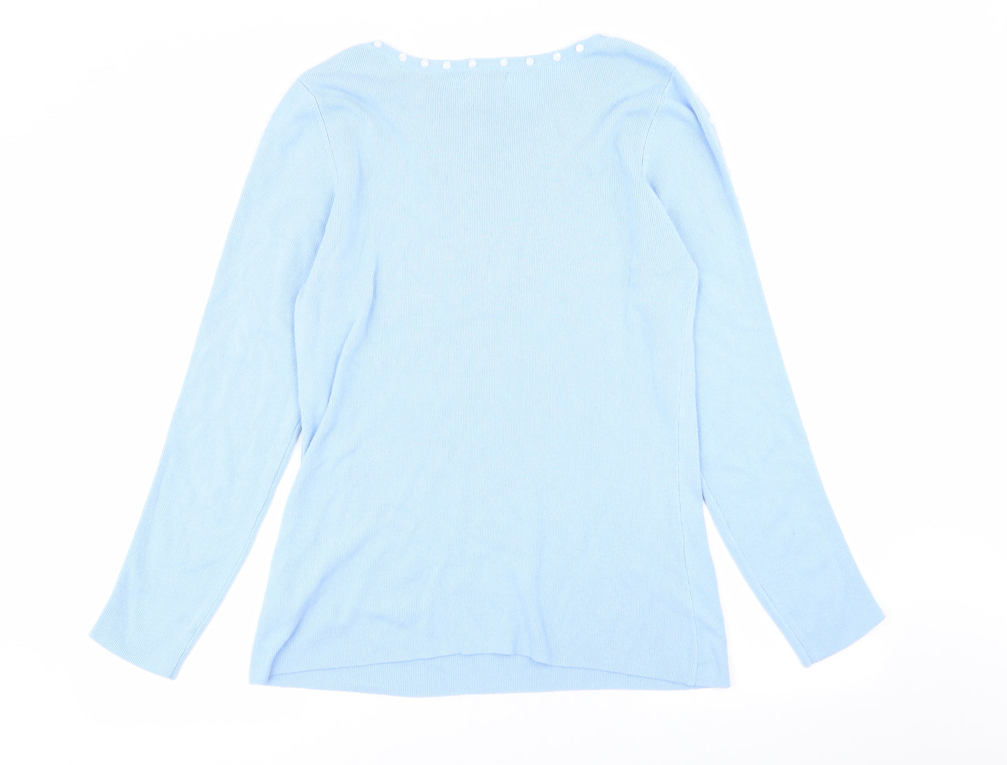 Damart Womens Blue   Pullover Jumper Size 14