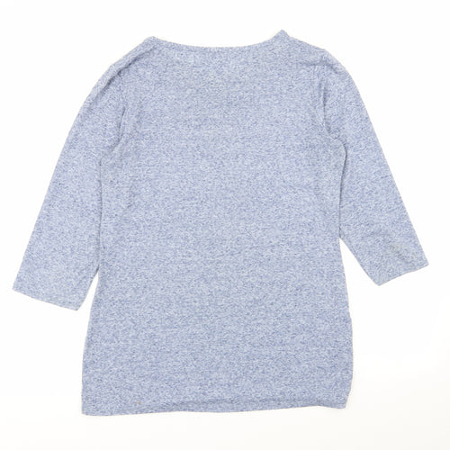 CND Womens Blue   Basic T-Shirt Size 14