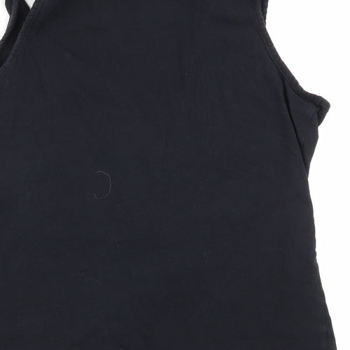 Asda George Womens Black Solid  Top Pyjama Top Size 12
