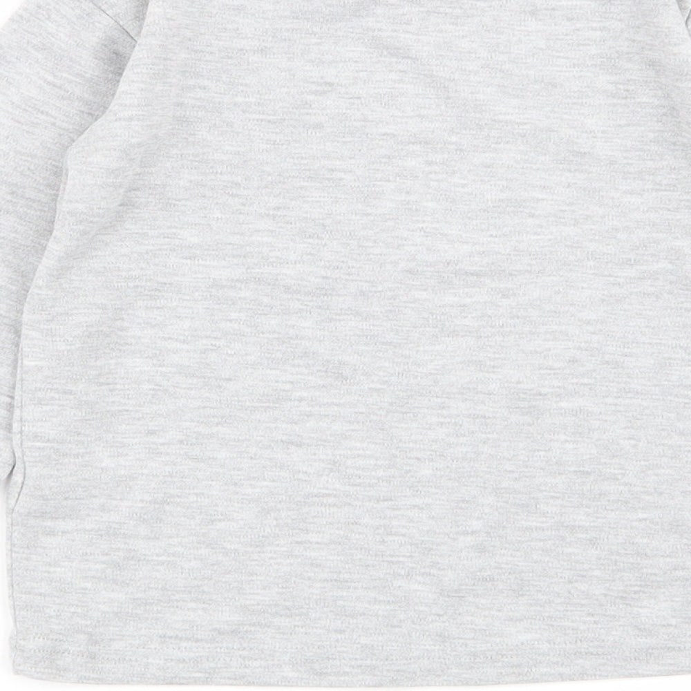 NEXT Boys Grey Animal Print  Basic T-Shirt Size 4-5 Years