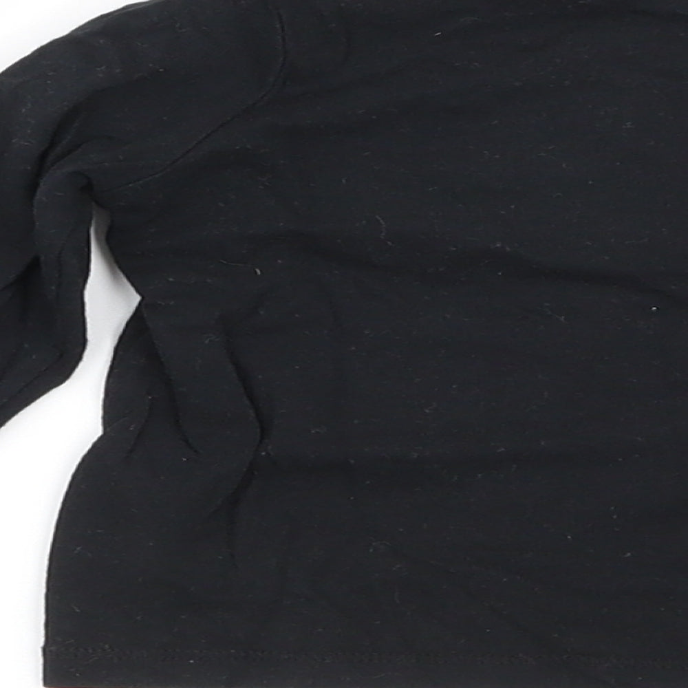 F&F Boys Black   Basic T-Shirt Size 9-12 Months