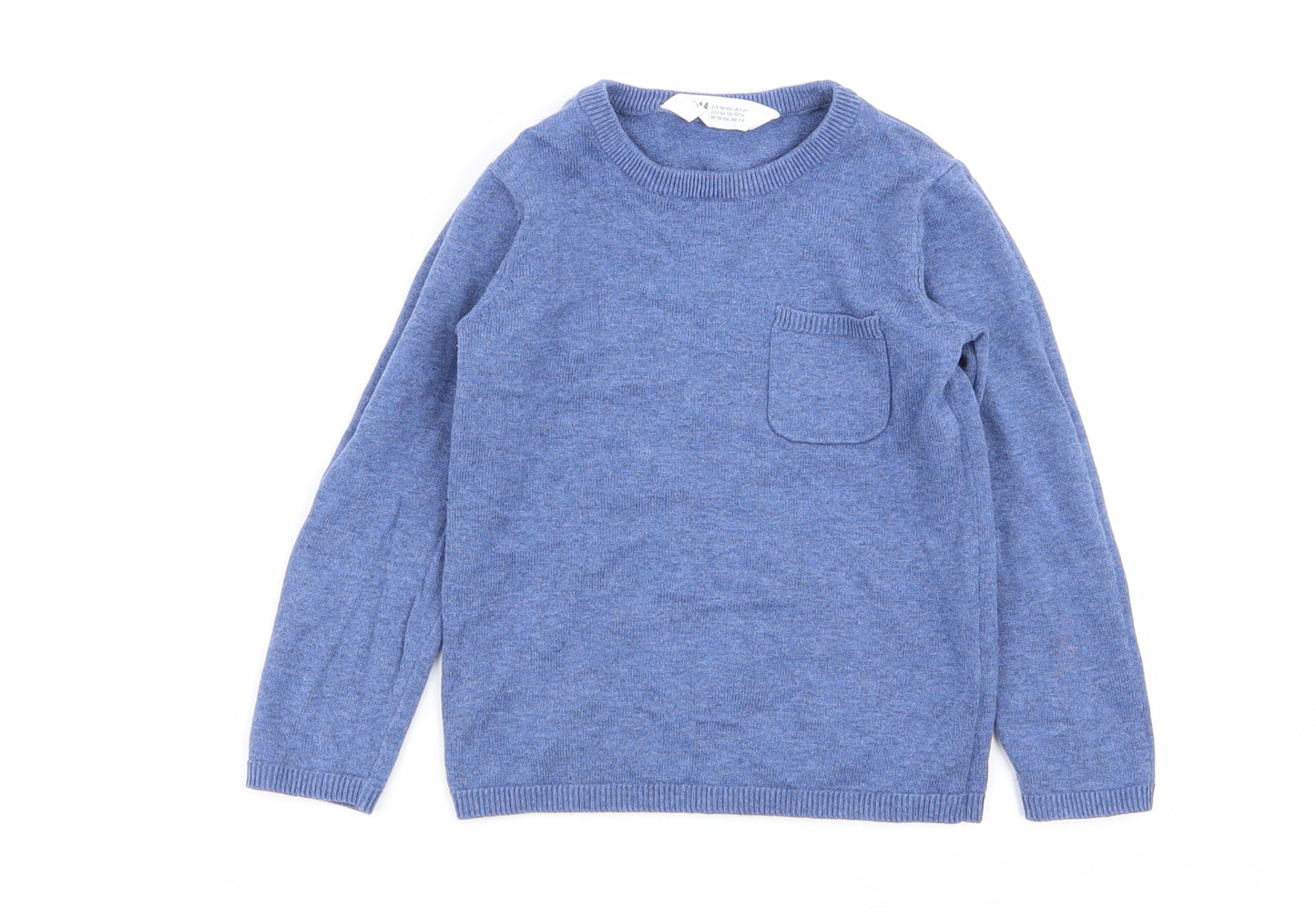 H&M Boys Blue   Pullover Jumper Size 3-4 Years