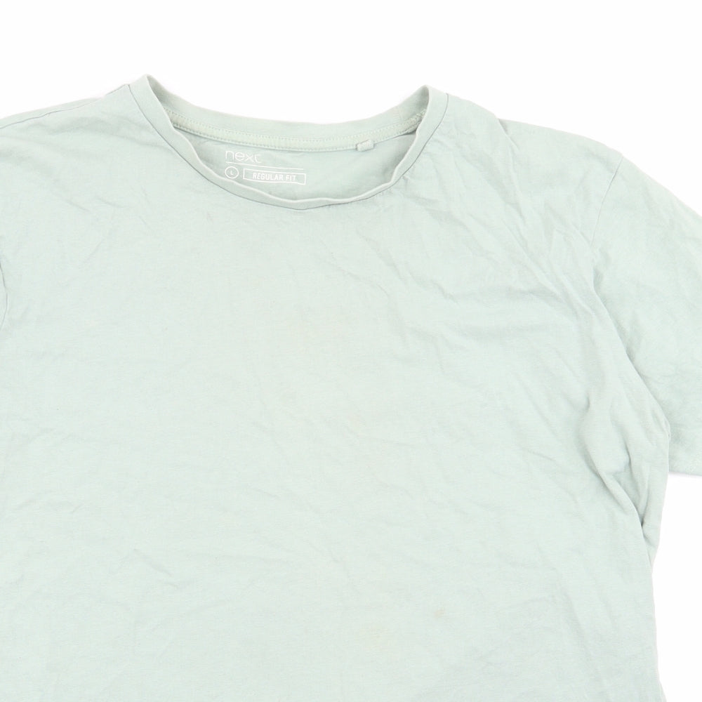 NEXT Mens Green    T-Shirt Size L