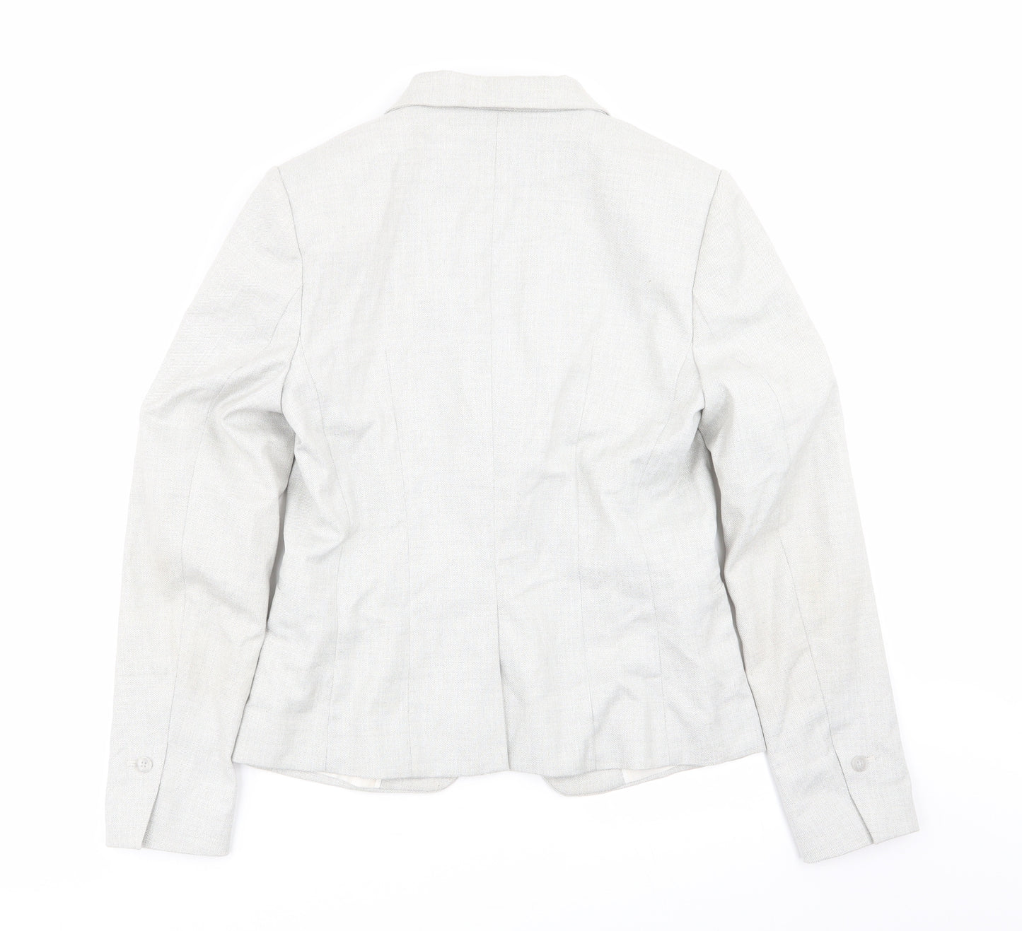 H&M Womens Grey   Jacket Blazer Size 10