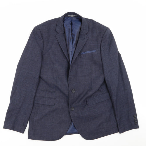 Cedar Wood State Mens Blue   Jacket Blazer Size 42
